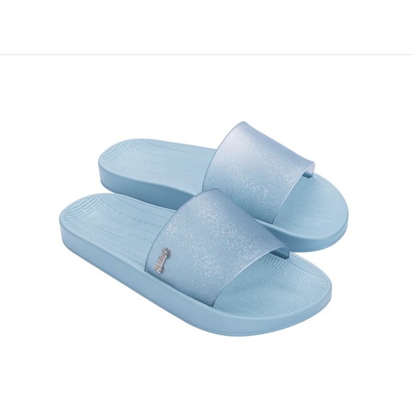 Melissa Shoes - Melissa Glitter Jelly Slides. Size 6